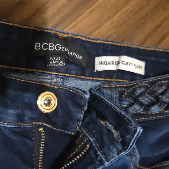 💥Buy2Get1Free💥Blue Flare Wide Leg Jeans with Retro Style - Picture 3 of 4